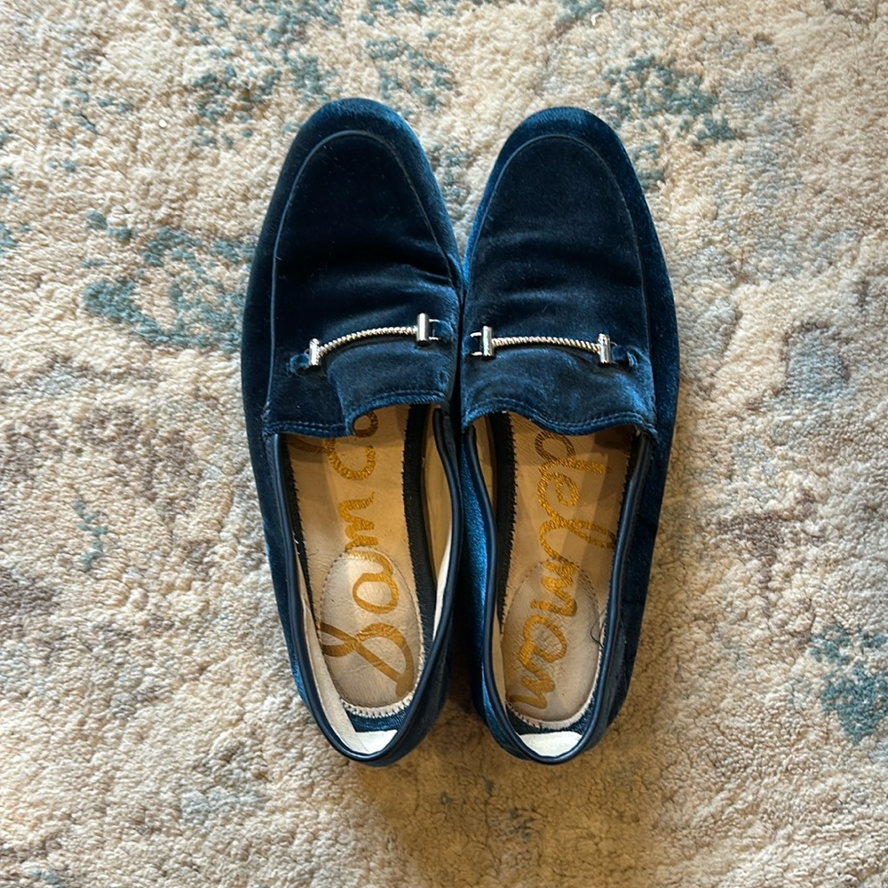 ⭐️ Blue Suede Sam Edelman Loafers ⭐️ 

Good Condition
New Soles
Make an Offer!